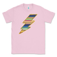 Bubblegum Pink Yellow Aztec Patterned Lightning Classic Tee - Bettercallsaul