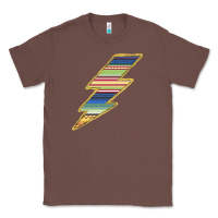 Chestnut Yellow Aztec Patterned Lightning Classic Tee - Bettercallsaul