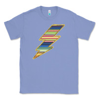 Colony Blue Yellow Aztec Patterned Lightning Classic Tee - Bettercallsaul