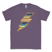 Lavender Yellow Aztec Patterned Lightning Classic Tee - Bettercallsaul