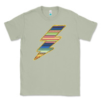Matcha Yellow Aztec Patterned Lightning Classic Tee - Bettercallsaul