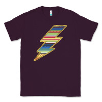Plum Yellow Aztec Patterned Lightning Classic Tee - Bettercallsaul