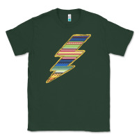 Sports Green Yellow Aztec Patterned Lightning Classic Tee - Bettercallsaul