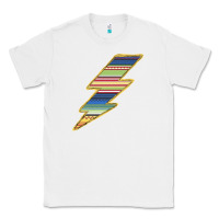 White Yellow Aztec Patterned Lightning Classic Tee - Bettercallsaul