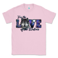 Bubblegum Pink For The Love Of The Wolves Classic Tee - RanaPortraitStore