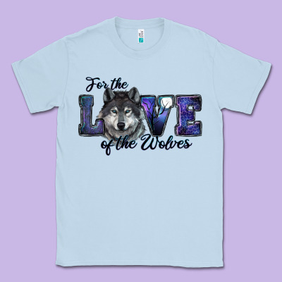 For The Love Of The Wolves Classic Tee Designed By Ranaportraitstore