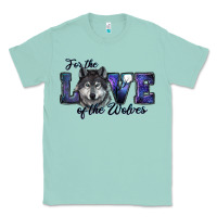 Seafoam For The Love Of The Wolves Classic Tee - RanaPortraitStore