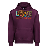 Mauve Wine love labrador retriever Urban Hoodie - Artiststas