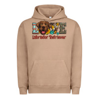 Pigment Burro love labrador retriever Urban Hoodie - Artiststas