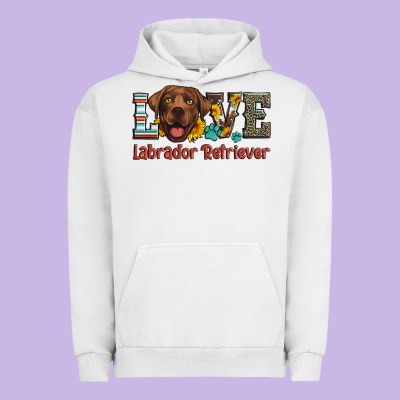Love Labrador Retriever Urban Hoodie Designed By Artiststas