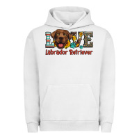 Pigment Lunar Rock love labrador retriever Urban Hoodie - Artiststas