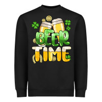 Black St.Patrick's Beer time Heavyweight Sweatshirt - HowdyJamesFarm