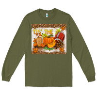 Army Green tis the season fall Long Sleeve Tee - TumblerDesignByShophia