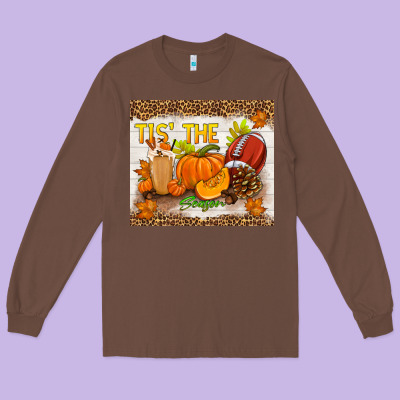 Tis The Season Fall Long Sleeve Tee Designed By Tumblerdesignbyshophia