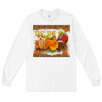 White tis the season fall Long Sleeve Tee - TumblerDesignByShophia