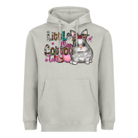 Moon Dust Little Miss Cotton Tail Heavyweight Hoodie - CowhideDigitalArt