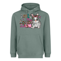 Sage Little Miss Cotton Tail Heavyweight Hoodie - CowhideDigitalArt