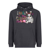 Smoke Little Miss Cotton Tail Heavyweight Hoodie - CowhideDigitalArt