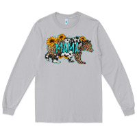 Moon Dust mama bear sunflowers leopard cowhide mother's day Long Sleeve Tee - Jasminsmagicworld