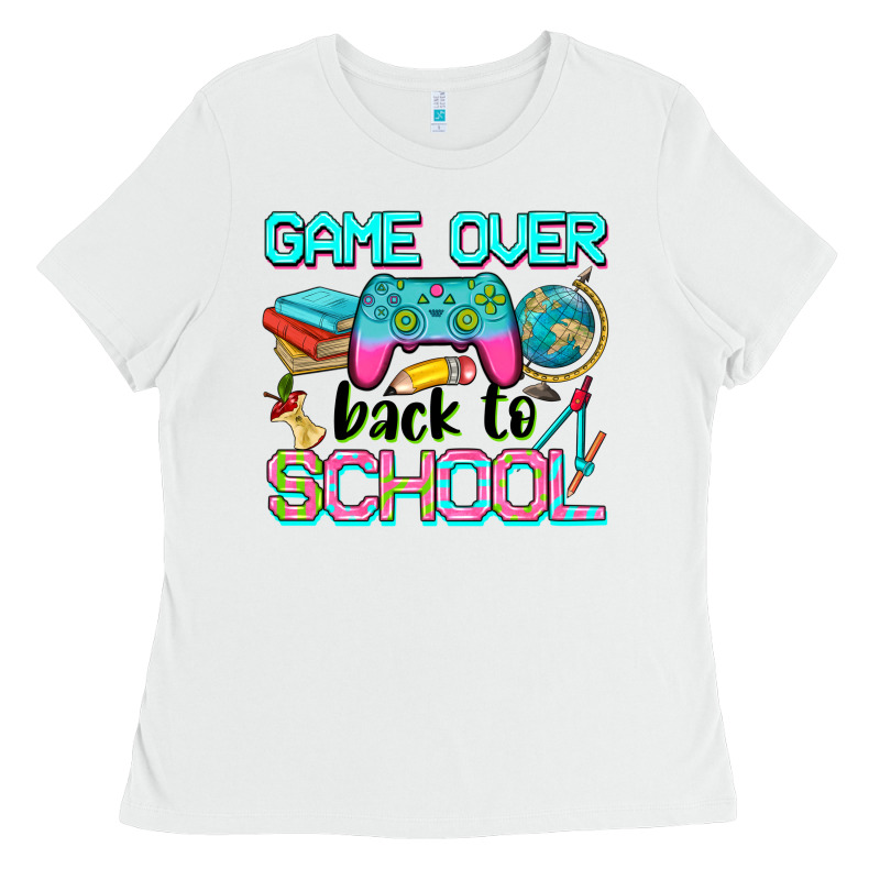 Game Over Back To School Ladies Tee by NancyCooperArtShop | Teevron