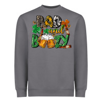Storm Bad and boozy St. Patrick's Day Heavyweight Sweatshirt - CowGirlArtShop