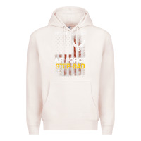 Pale Pink Hot Trend Proud Air Force Step-Dad American Flag Premium Hoodie - PixelWave