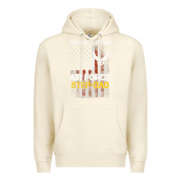 Sandshell Hot Trend Proud Air Force Step-Dad American Flag Premium Hoodie - PixelWave