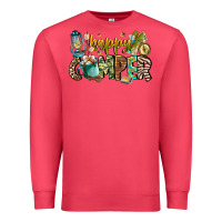 Cardinal happy camper Premium Sweatshirt - CowhideDigitalArt