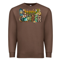 Chestnut happy camper Premium Sweatshirt - CowhideDigitalArt