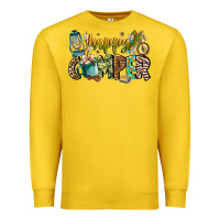 Lemon happy camper Premium Sweatshirt - CowhideDigitalArt