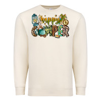 Sandshell happy camper Premium Sweatshirt - CowhideDigitalArt