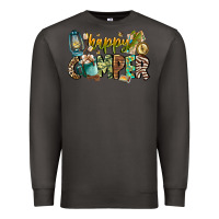Smoke happy camper Premium Sweatshirt - CowhideDigitalArt