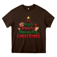 Chocolate Brown atole pozole mexican christmas Heavy Core Tee - MaliasSmallBusiness