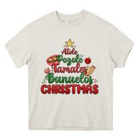 Cream atole pozole mexican christmas Heavy Core Tee - MaliasSmallBusiness