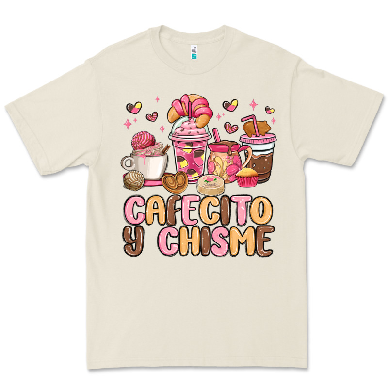 Cafecito Y Chisme Premium Tee by MaliasSmallBusiness | Teevron