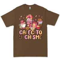Cacao cafecito y chisme Premium Tee - MaliasSmallBusiness