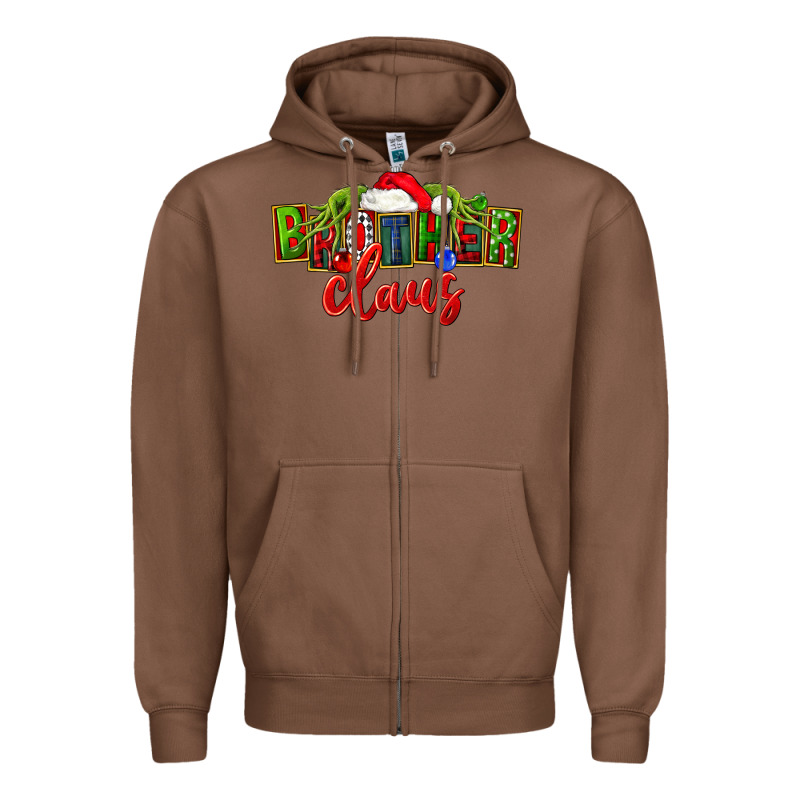 Christmas Brother Claus Zipper Hoodie by FaDigitalArtStudio | Teevron