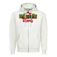 Oatmeal Heather christmas brother claus Zipper Hoodie - FaDigitalArtStudio