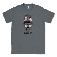 Charcoal Heather Pink Flower Mom Skull Classic Tee - Bettercallsaul