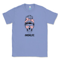 Colony Blue Pink Flower Mom Skull Classic Tee - Bettercallsaul