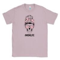 Lilac Pink Flower Mom Skull Classic Tee - Bettercallsaul