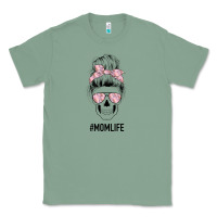 Sage Pink Flower Mom Skull Classic Tee - Bettercallsaul