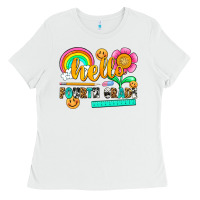 White hello fourth grade Ladies Tee - NancyCooperArtShop