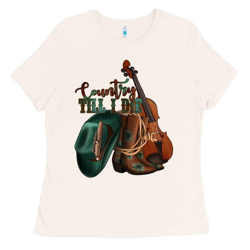 Country Till I Die Ladies Tee by Jasminsmagicworld | Teevron