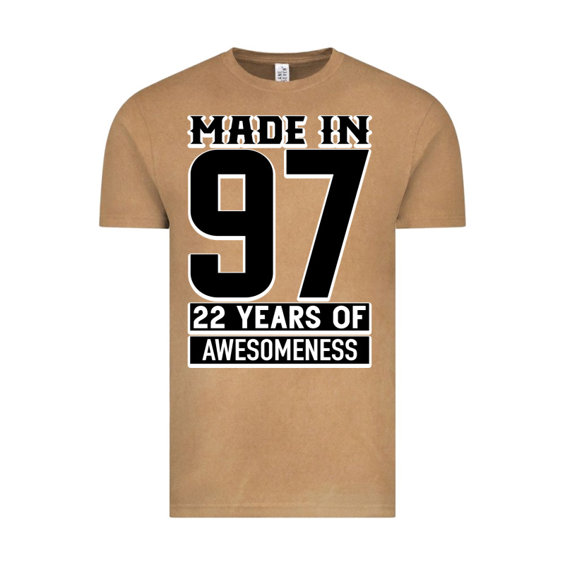 Made In 97 22 Years Of Awesomeness Vintage Tee by Bettercallsaul | Teevron