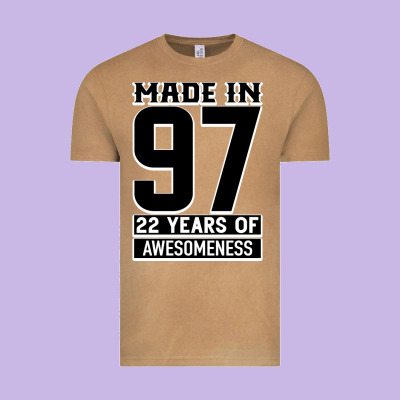 Made In 97 22 Years Of Awesomeness Vintage Tee Designed By Bettercallsaul