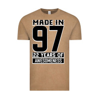 Vintage Coffee Made In 97 22 Years Of Awesomeness Vintage Tee - Bettercallsaul