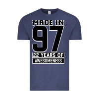 Vintage Denim Made In 97 22 Years Of Awesomeness Vintage Tee - Bettercallsaul
