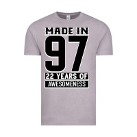 Vintage Zinc Made In 97 22 Years Of Awesomeness Vintage Tee - Bettercallsaul