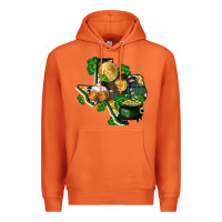 Carrot texas map st patrick's day Premium Hoodie - FaDigitalArtStudio